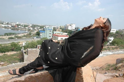 Bhumika Chawla Hot in Black Saree