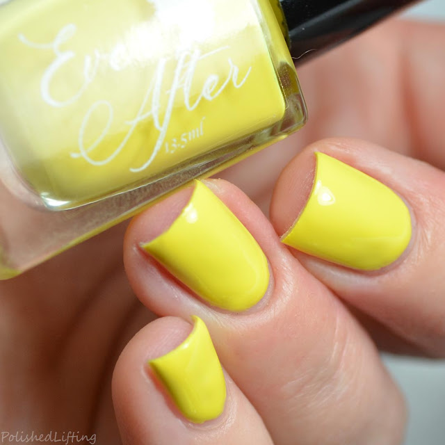 yellow nail polish