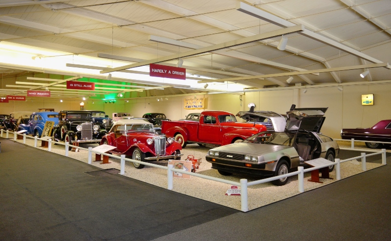 Inside the Museum of automobiles in Arkansas