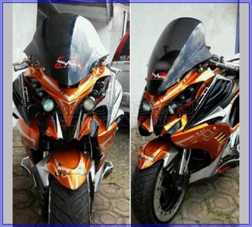 27 Gambar Modifikasi Motor Vario 150 125 110 Cc Fi Cw 