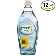 Greenworks Natural Dishwashing Liquid Water Lily, 22-Fluid Ounce Bottles