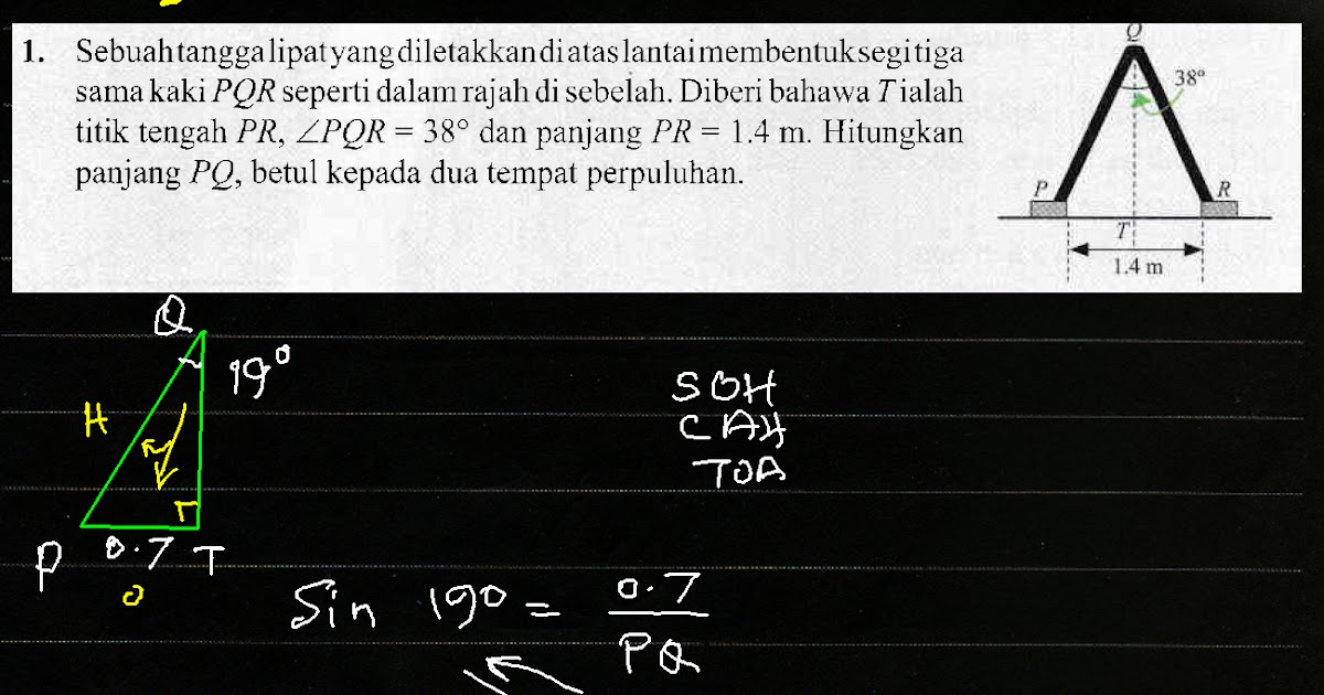 Soalan Nisbah Trigonometri - Meteran j