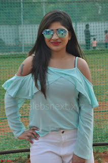 Madhulagna Das looks super cute in White Shorts and Transparent Top 35.JPG