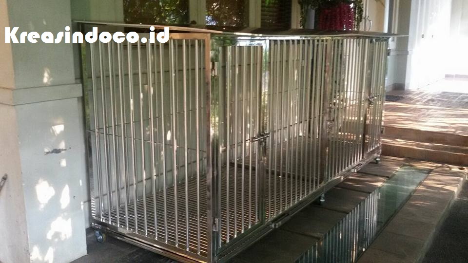 Kandang Anjing Bahan Stainless Siap Kirim Ke Jakarta Pesanan Bpk Afandi