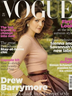 Drew Barrymore Does Vogue Magazine pictures