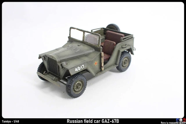 GAZ-67B de Tamiya au 1/48.