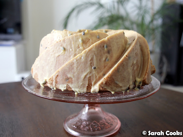 Passionfruit and Sour Cream Bundt Cake