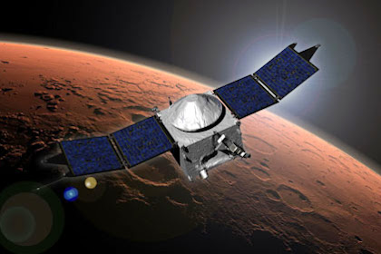Nasa-Sonde Maven Schwenkt Erfolgreich In Den Mars-Orbit Ein