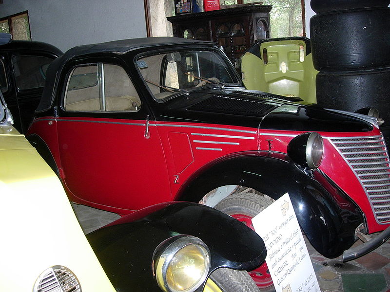 The Fiat 500 commonly known as Topolino little mouse the Italian name