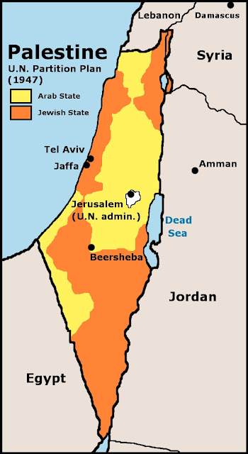 mapa de israel