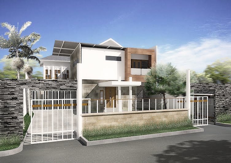  ARSITEKTUR  RUANG ILMU PERANCANGAN RUMAH  MEWAH MODERN  