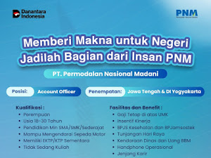 Loker Klaten Account Officer di PT. Permodalan Nasional Madani 