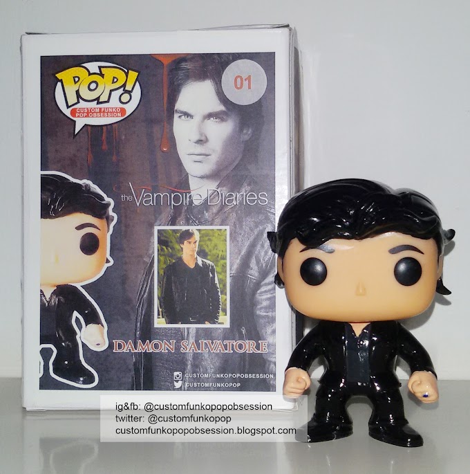 Damon Salvatore Custom Funko Pop - The Vampire Diaries