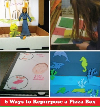 Pizza Box #DIY Crafts That Are Yummy!