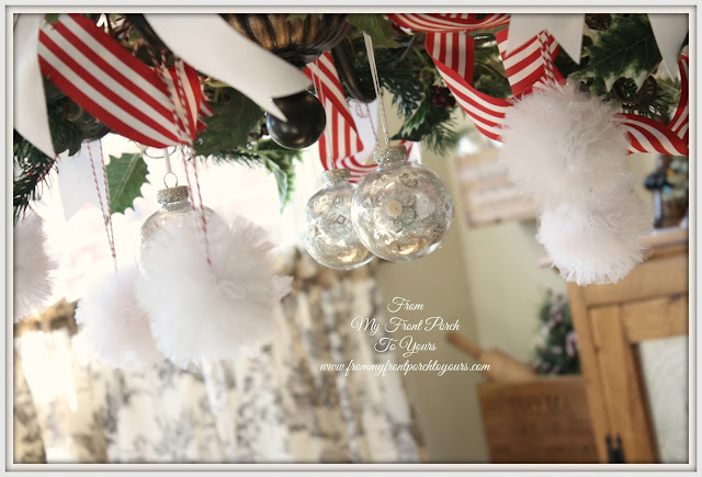 Christmas Chandelier-French Farmhouse- French Country- Kitchen- From My Front Porch To YOurs