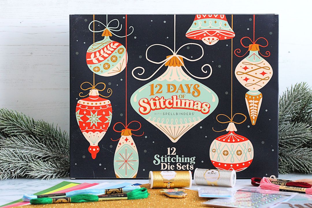 The Card Grotto: VIDEO  NO SPOILERS! Spellbinders 12 Days of Stitchmas 2023  Advent Calendar + Stitch Along Kit