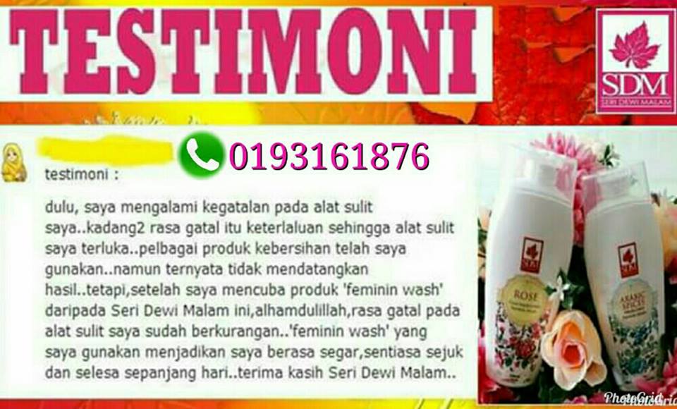 JAMU SERI DEWI MALAM: MEDICATED FEMININE WASH – RM 48 