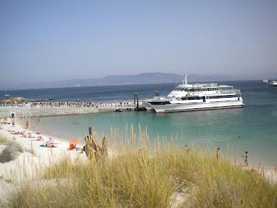 Embarcadero de Rodas, Islas Cíes, julio 2012