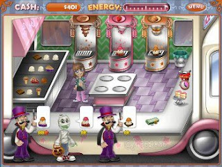 Playing Game Ice Cream Craze Tycoon Takeover