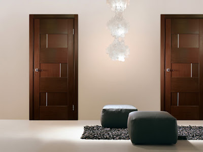 wooden door design idea for the modern interior