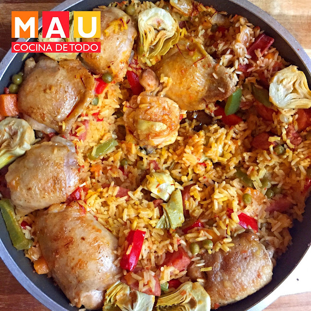 receta de paella facil