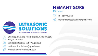 Front Side - Visiting Card Design - Ultrasonic Solutions