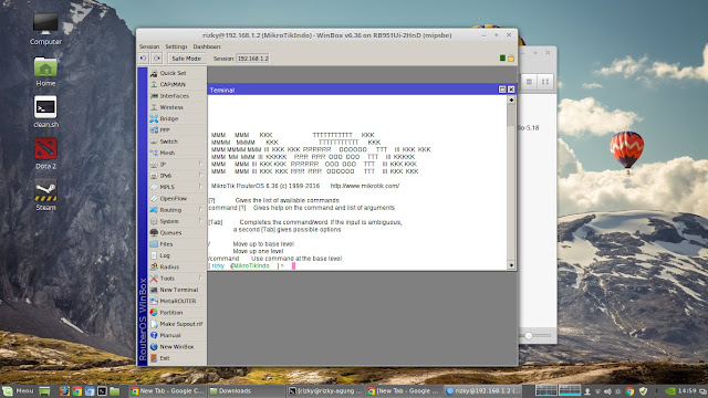 Remote Mikrotik Winbox di Linux Mint