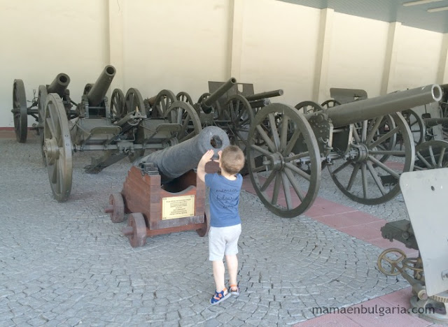 Cañón de la guerra ruso-turca Sofía Bulgaria