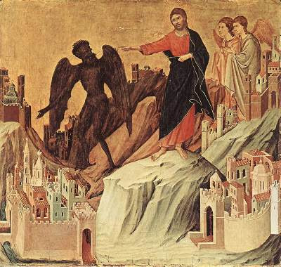 Temptations Of Christ. Temptation of Christ