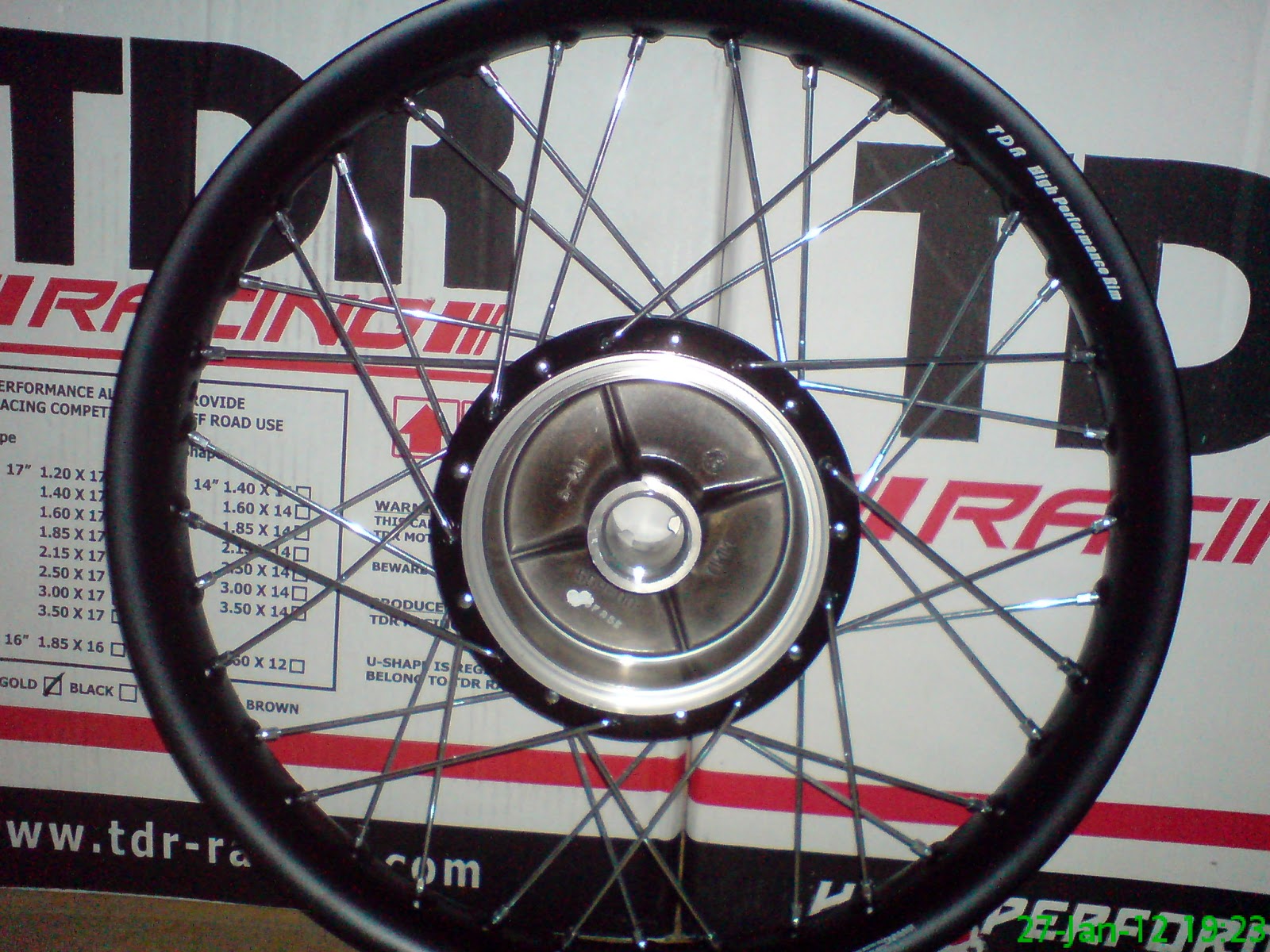 Velg TDR Black Untuk Jupiter MX Velg Motor Murah