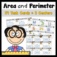  Area and Perimeter Task Cards