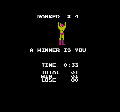 nes pro wrestling a winner is you