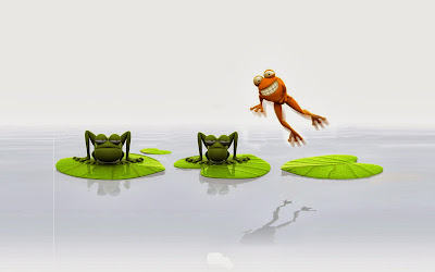 frog 3D wallpaper, 3D wallpaper, funny 3D wallpapers