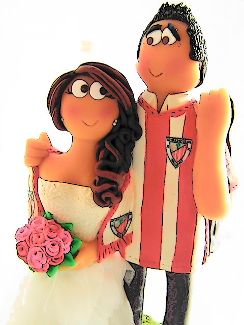 Figuras personalizadas para tarta de Boda tu mini tu para la boda Laura Guarnieri