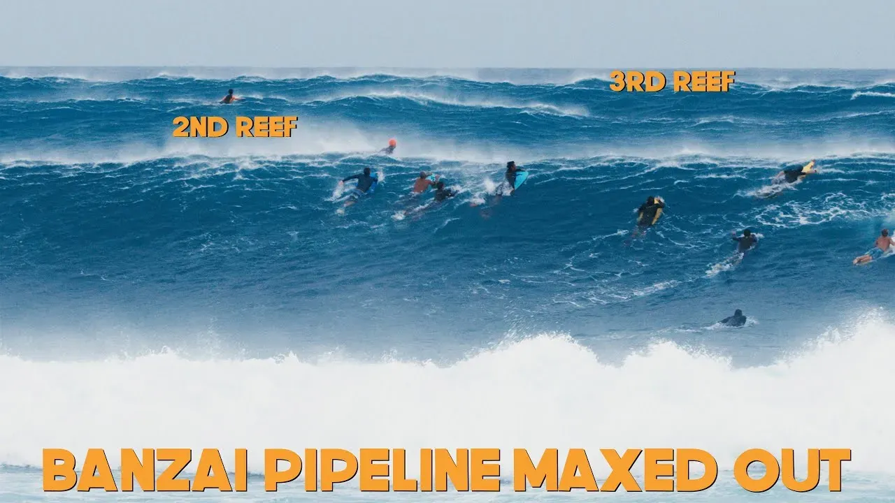 MASSIVE SPRING SWELL SENDS BANZAI PIPELINE SPIRALING INTO HYPERDRIVE 1/25/2024