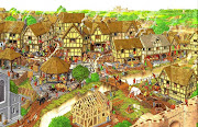 (Example of medieval town to use for starter and for explanation on what . (medieval town)