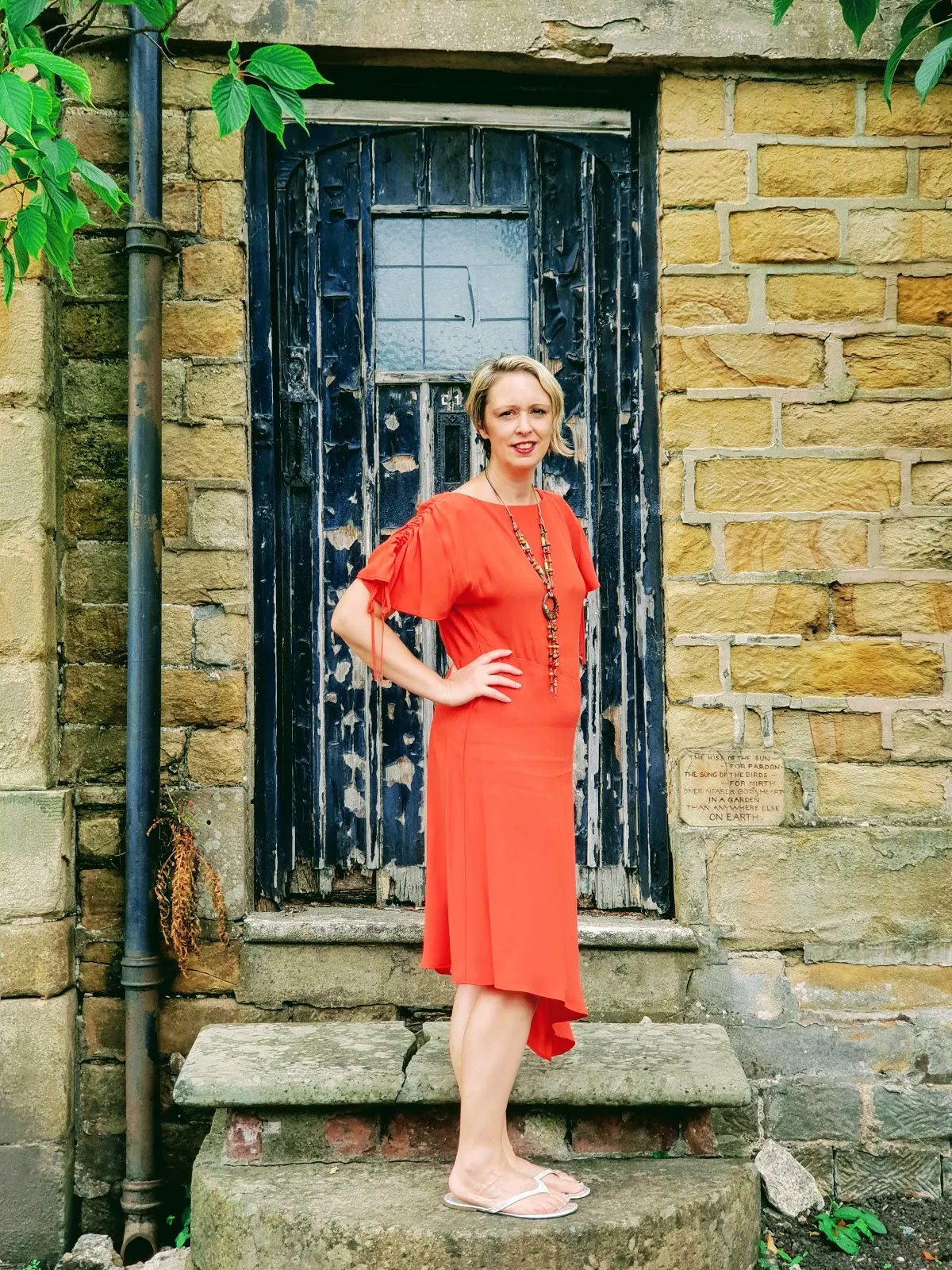 My Favourite Orange Dress: Over 40 Style