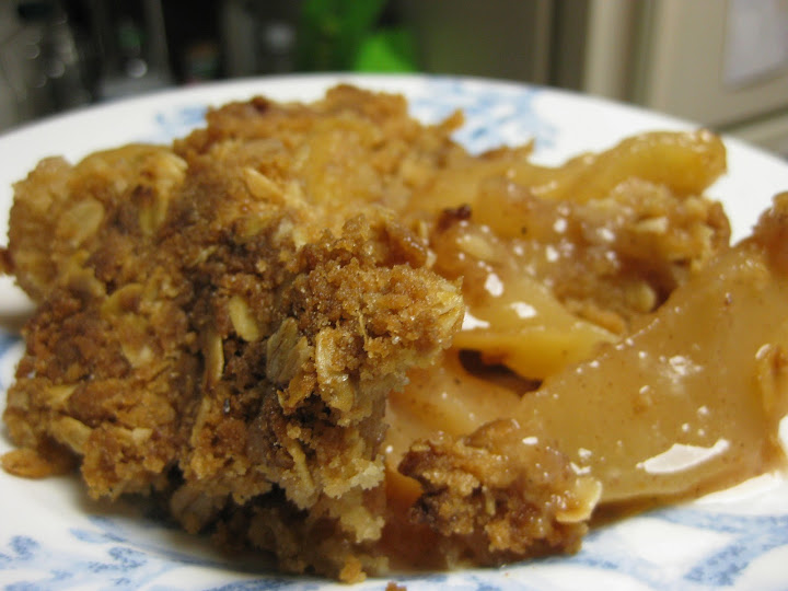 Apple crisp, mmmm