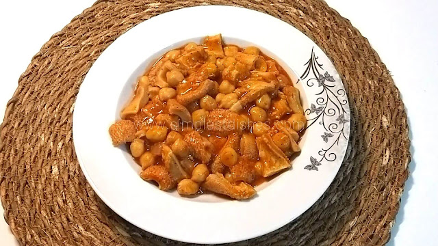 Beef Tripe with Chickpeas Recipe