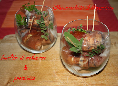 Involtini di melanzane e prosciutto