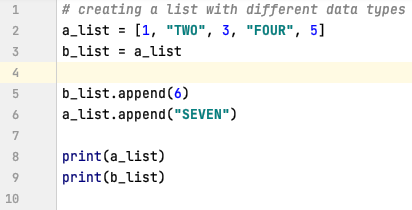 Copying List in Python