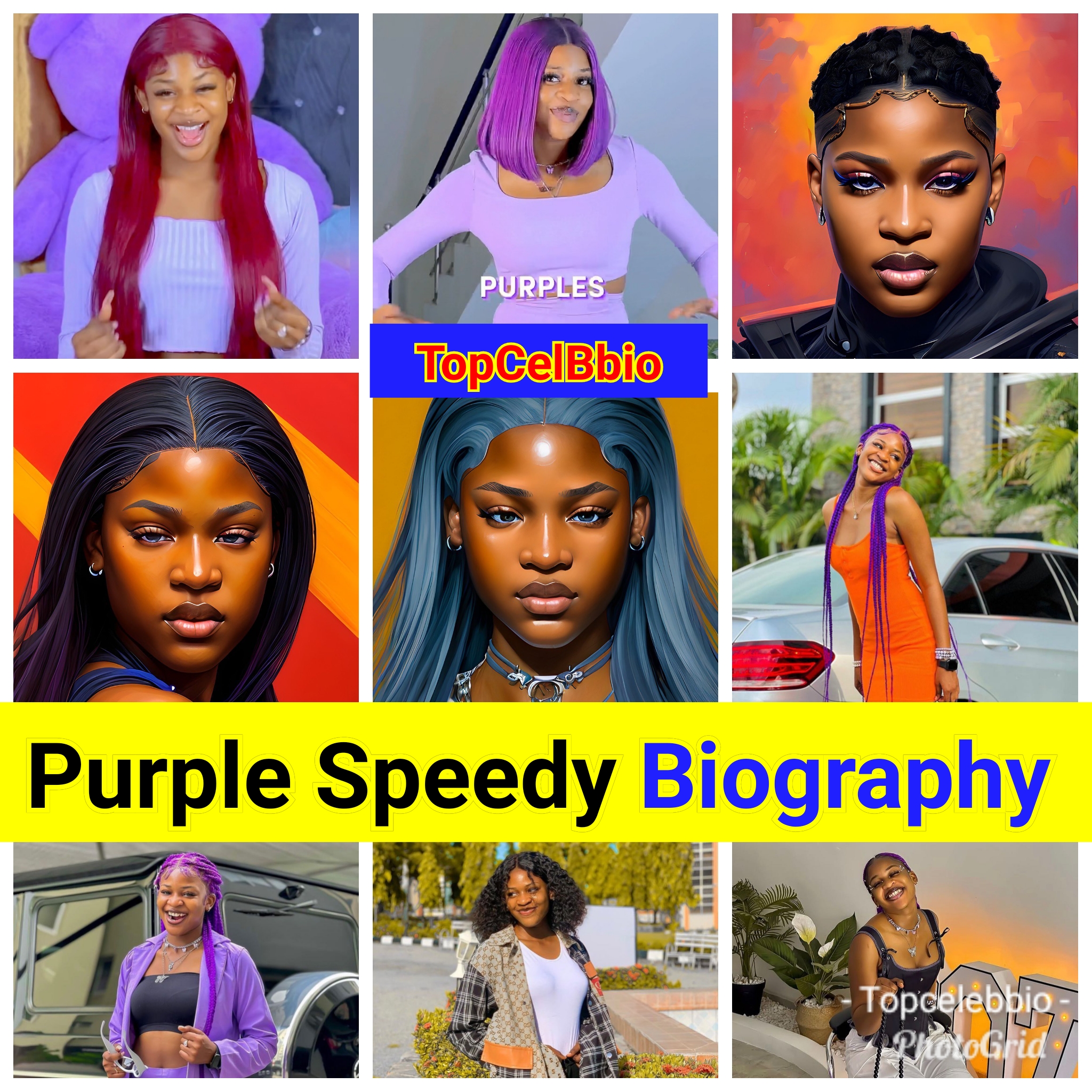 Biography of Purple Speedy on TikTok - Naija Celebrity