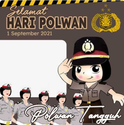 Twibbon Hari Polwan Ke 73 Tahun 2021