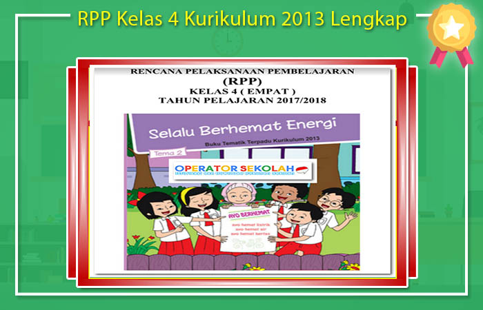 RPP Kelas 4 Kurikulum 2013 Lengkap