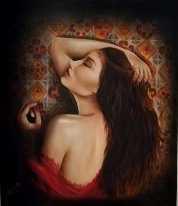 Enas Al-Azraq ( الفنانة التشكيلية ايناس الأزرق )