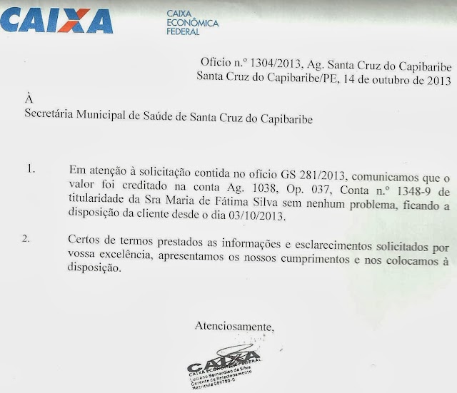 Direito de resposta concedido à Secretaria de Saúde por matéria veiculada aqui no Blog