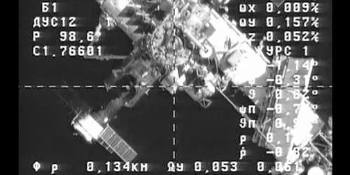Russian Space Freighter Completes Tests Redocks To Zvezda Module