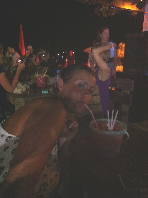 Bucket at Sunset bar, Ao Phai beach, Koh Samet, Thailand 