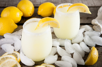 Boozy Lemonade Slushies #drink