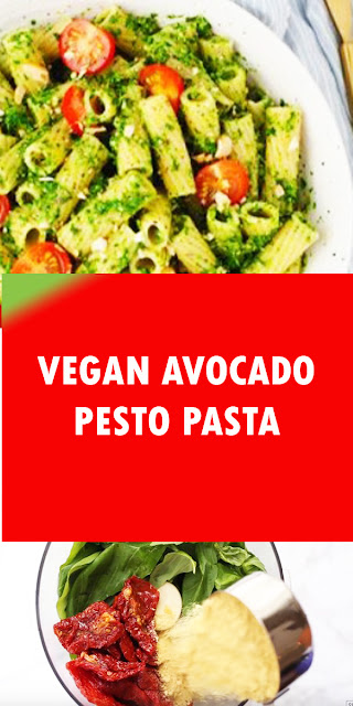 VEGAN AVOCADO PESTO PASTA RECIPE